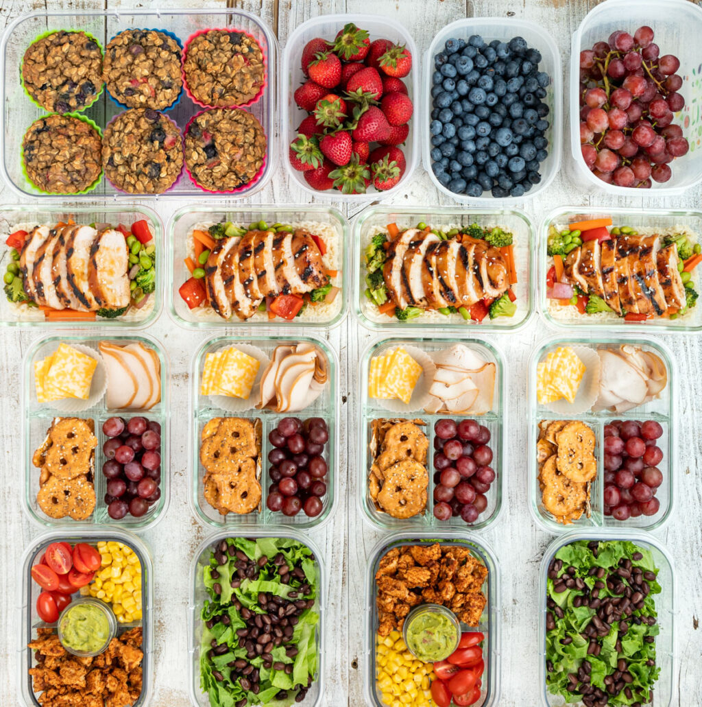 Healthy weekly meal plan