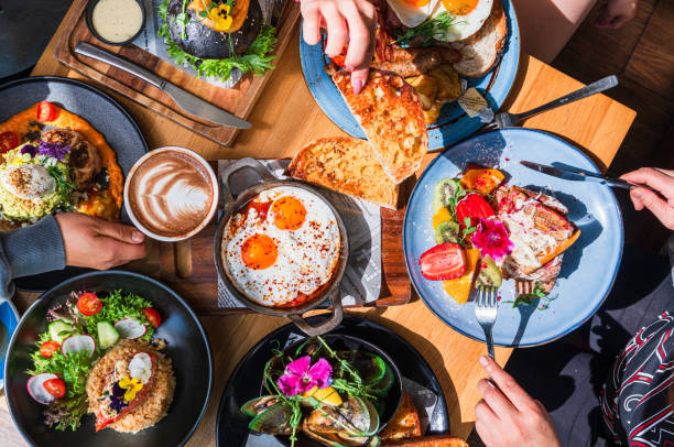 Fresh healthy meal preparation